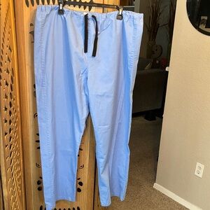 Men's Light Blue Drawstring Pants